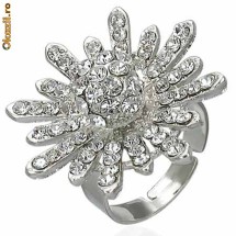 Inel fashion zirconiumarime libera - cod 311 foto