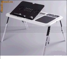 Masa pliabila laptop cu cooler, mousepad si suport pahar foto