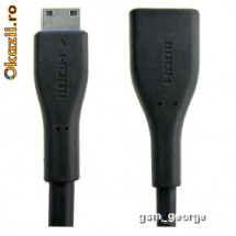 CABLU MINIHDMI MINI HDMI ADAPTOR DVD,MINIDVD,LAPTOP,PROIECTOR,TABLETA, NOTEBOOK, PC, CAMERA DIGITALA, CAMERA FOTO-VIDEO CA156 NOKIA foto