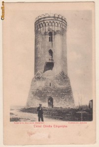 Turnul Chindia din Targoviste - clasica,antebelica foto