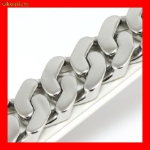 Bratara Barbateasca Masiva din Otel Inox BSS-366 foto