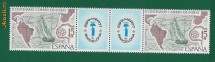 1225.SERIE TIMBRE NESTAMPILATE - SPANIA - 1977 - CORABII - 2 VAL. foto