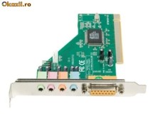 Placa Sunet Interna, 4+1, PCI, 3D Sound Stereo, Noi, Garantie 24 luni ! foto