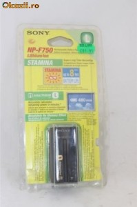 ACUMULATOR ORIGINAL GARANTAT SONY NP-F750 , NP-F970, NP-F770 foto