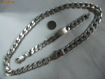 SS.Mega SET ARGINT  lant  + bratara 227 grame ! 1/4 kilogram ! Schimb/vand ! foto