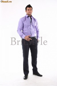 Pantaloni + Camasa barbati Casual ShiQ 2 [Cod: FDC+P002] foto