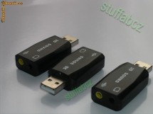 Placa de sunet  (5.1 virtual ) 3d surround - USB 2.0 foto