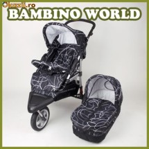 Carucior Bambino World NOU, cu trei roti foto