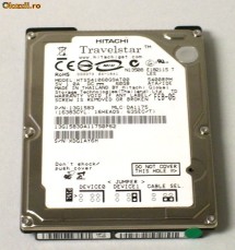 Vand Hard Disk Hitachi Travelstar 60GB IDE ATA PATA 2.5 162 zile de functionare foto