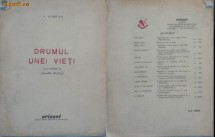 V. Dobrian , Drumul unei vieti , colectia Orizont , tiraj 150 exemplare numerotate , exemplar 37 , cu 10 gravuri de autor , 1945 , avangarda foto