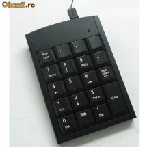 Tastatura numerica usb pt laptop foto