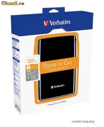 HDD EXTERN VERBATIM 2,5" 320GB BLACK foto