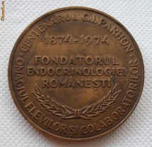 Romania - 1974 - Profesorul C.I. Parhon - 1874 - 1969 foto