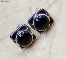 CERCEI ARGINT 925-GARNET-PROMOTIE DE PRIMAVARA foto