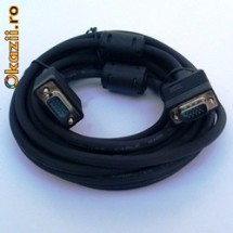 Cablu monitor VGA  dublu ecranat 5 metri foto