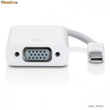 Cablu Adaptor Apple Mini DisplayPort to la VGA Adapter pt Macbook Pro iMac Mac Mini MAcbook Air foto