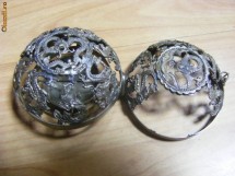 SFERA ,ANTICA ,ARGINTATA -PIESA DE COLECTIE foto