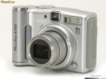 Aparat Foto Digital semi-profesional Canon PowerShot A700 Pachet Full + 3 Accesorii Cadou ! Accept si schimburi ! - cel mai mic pret garantat foto