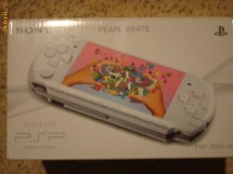 consola psp 3004 pearl white-nou,cutie foto