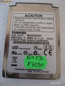 HDD 1,8 inch IDE PATA 4200 rpm 60 Gb Toshiba MK6006GAH 167 FSC P7230 foto