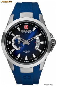 Ceas SWISS MILITARY HANOWA PREDATOR Automatic WR100M 27 Rubine Swiss Made foto