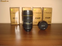 Cana cafea Nikon Lens 1:1 AF-S 24-70mm f/2.8 - Nican Lens Coffee Cup Mug D70 foto