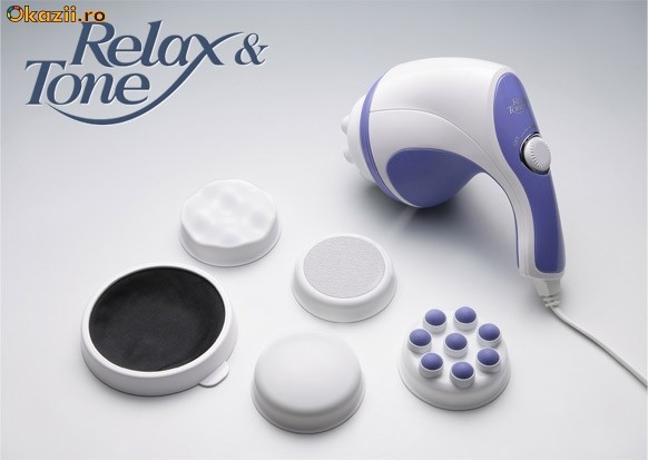 Relax & Tone aparat masaj 5 capete. Vazut la TV. foto mare