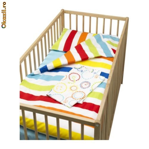 IKEA - VITAMINER RAND set asternut patut 4buc 60x120 multicolor + MULTE ALTE PRODUSE IKEA ORIGINALE foto mare
