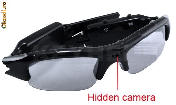 OCHELARI DE SOARE PENTRU SPIONAJ CU CAMERA FOTO - VIDEO foto mare