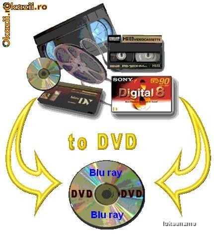 Transfer casete video NTSC :VHS , HI8 , 8mm , Digital8 , miniDV pe DVD foto mare