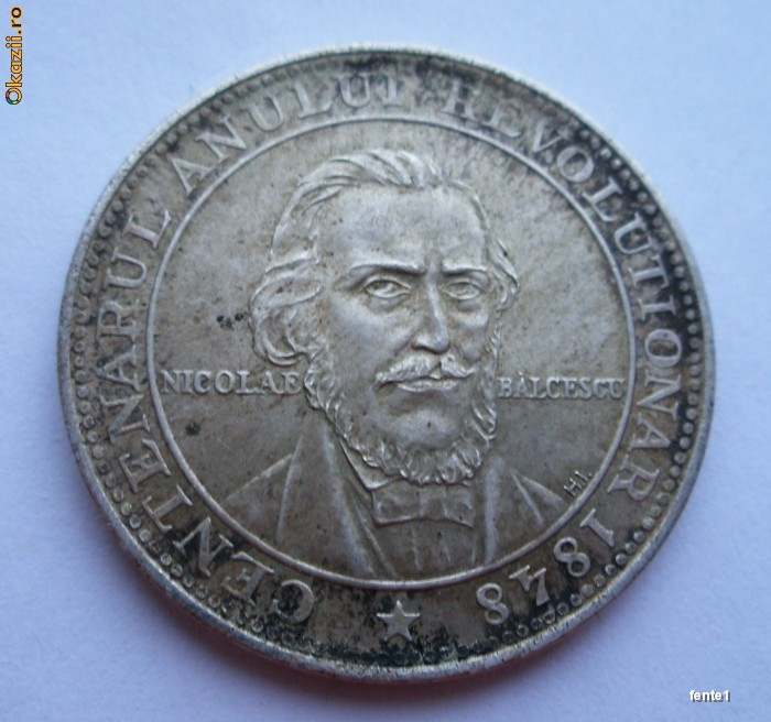Nicolae Balcescu - Centenarul Anului Revolutionar 1848-1948 foto mare