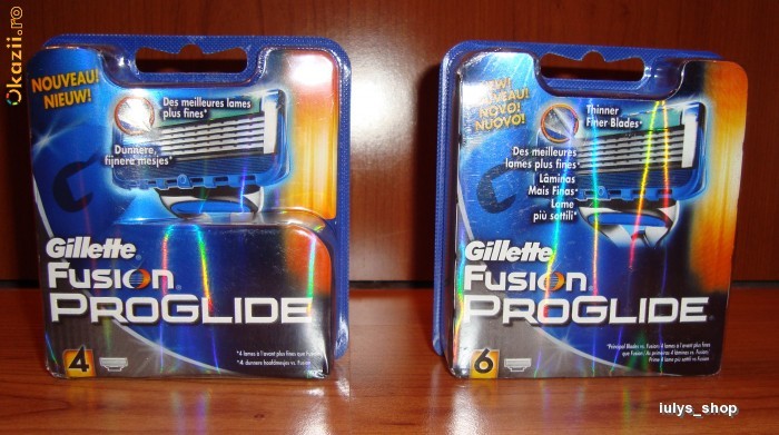 REZERVE GILLETTE FUSION PROGLIDE ORIGINALE TRANSPORT GRATUIT SAU DOAR 9.9 LEI PRIN FAN COURIER+CADOU IN VALOARE DE MAXIM 10 LEI foto mare