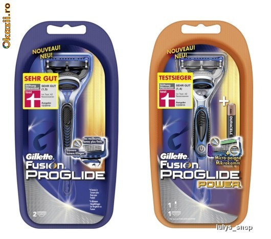 APARAT RAS GILLETTE FUSION PROGLIDE foto mare
