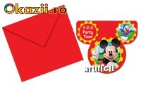 Invitatii de petrecere Disney pentru copii - MICKEY MOUSE ClubHouse foto mare