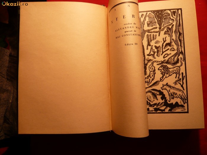 Dante Alighieri - Divina Comedie 1935- gravuri M.Constantinescu foto mare