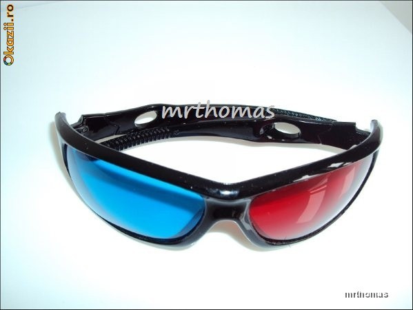 Ochelari 3D Anaglyph Red/Cyan sau Green/Magenta - Design unic - Super Pret 10 lei pret promotional pentru lichidarea stocului! din Germania foto mare