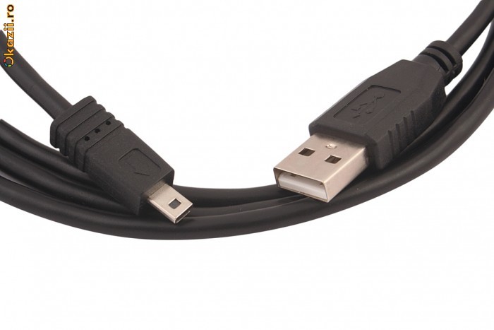 Cablu de date USB UC-E6 pentru Nikon, Panasonic, Sony, Olympus, Fuji, Nikon UC-E6, Konica Minolta USB-2,USB-3,Pentax I-USB7,I-USB17,I-USB33,Olympus CB foto mare