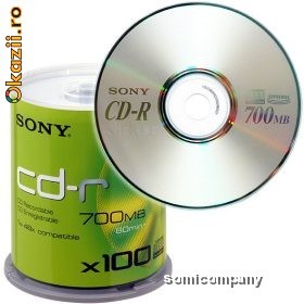 CD-R SONY SHRINK 100 foto mare