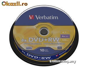 DVD-RW VERBATIM CAKE BOX 10 foto mare