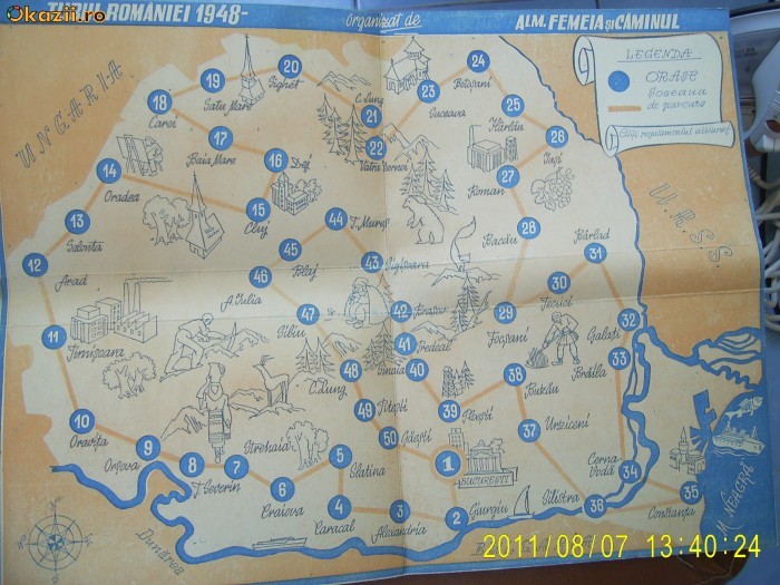 Joc Turul Romaniei 1948 foto mare
