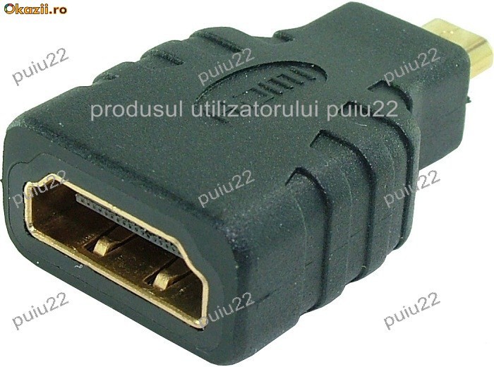 Adaptor micro HDMI, tata-HDMI mama-6879 foto mare