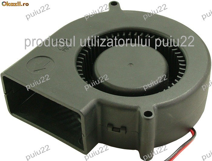 Ventilator turbina (cooler), 120x120x32 mm - 12 V/ 0.80 A-8392 foto mare