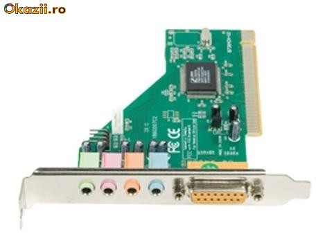 Placa Sunet Interna, 4+1, PCI, 3D Sound Stereo, Noi, Garantie 24 luni ! foto mare