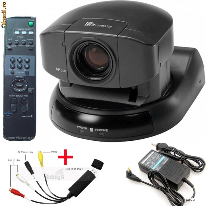 Camera Videochat Sony EVI D30 PAL-NTSC Completa!!! 15 Bucati foto mare