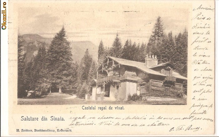 Sinaia-Stana Regala, circulata 1907 foto mare