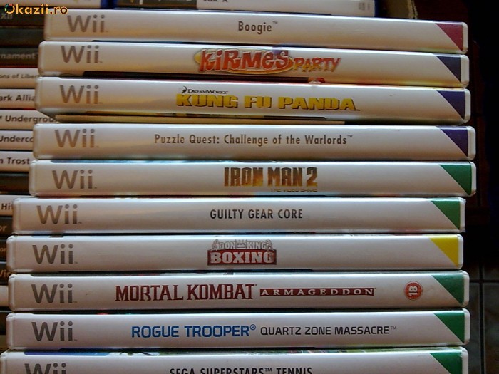 vind ieftin la pachet 11 bucati sau la bucata,wii jocuri nintendo wii , originale, stare perfecta foto mare