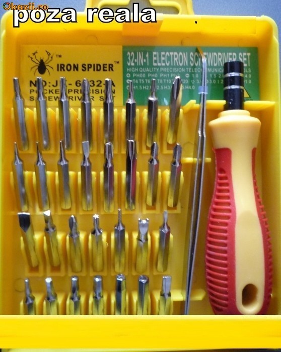 set surubelnite 32-1 pt aparatura fina,gsm,leptop foto mare