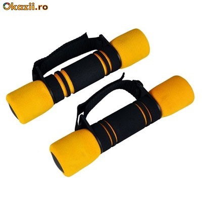 Gantere 2 x 1kg  - prindere cu scai foto mare