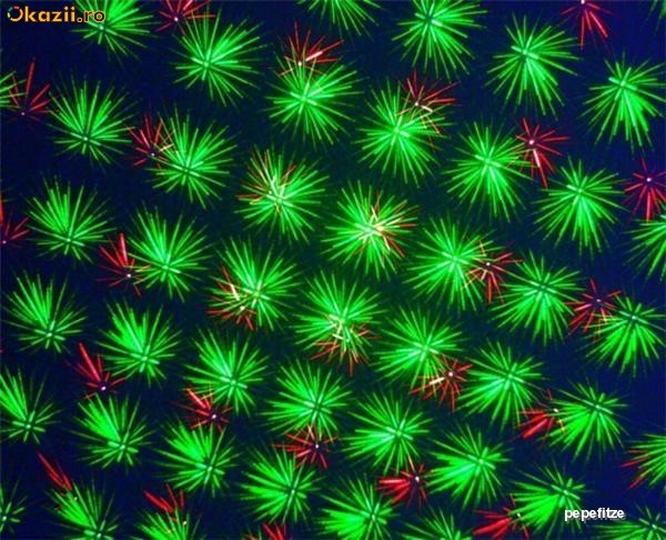 SET DISCO LASER BICOLOR  + MINI glob rotativ+ scaner color   gratis transport !!! foto mare