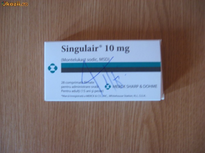 Singulair  10 mg foto mare